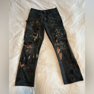 Worked Wrangler Double Fronted Jeans size 34